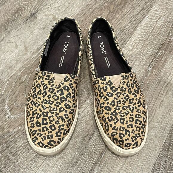Toms Alpargata Leopard Print Slip On Shoes - Size: 7 - Picture 7 of 11